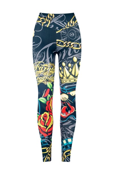 Malla Deportiva Reductora Old School para mujer