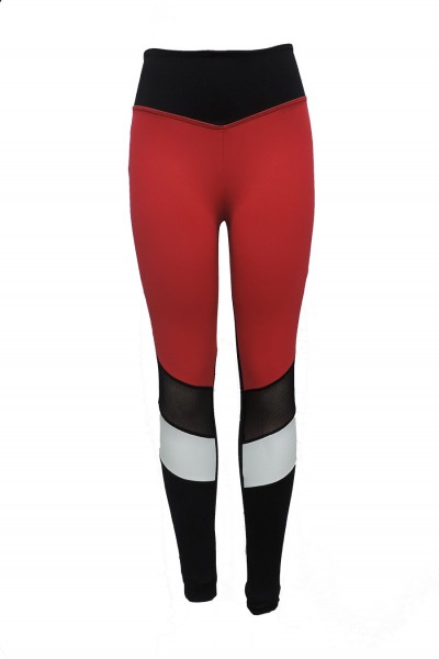 Malla Deportiva Transpirable en Rojo para mujer