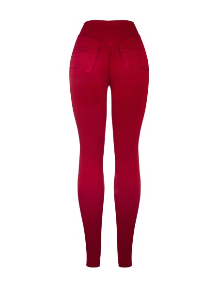 mallas deportivas rojas