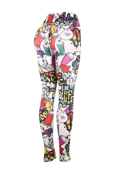 Malla Deportiva con Graffitis para mujer