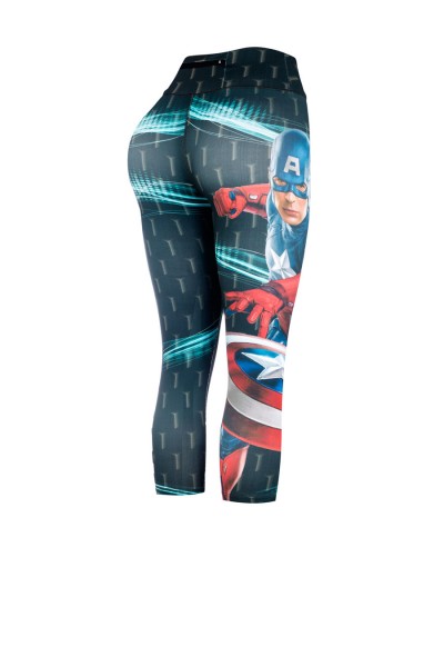 Malla Deportiva Tobillera Capitán América para mujer