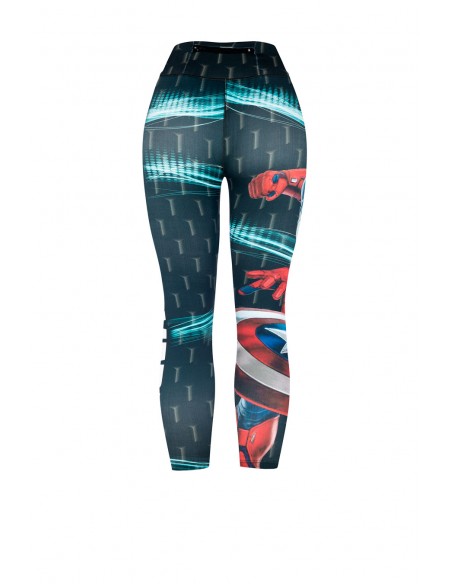 Malla Deportiva Tobillera Capitán América para mujer